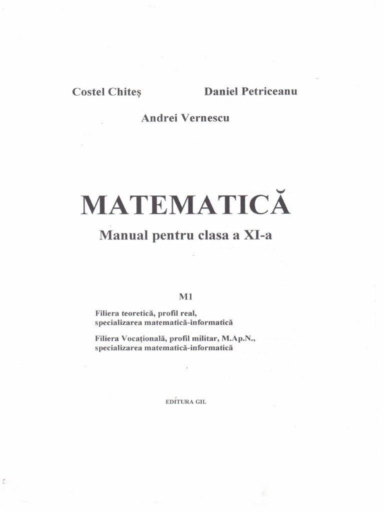 matematica clasa 11