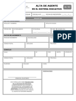 Formulario AL-02 - Alta de Agente