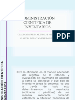 Administración científica inventarios