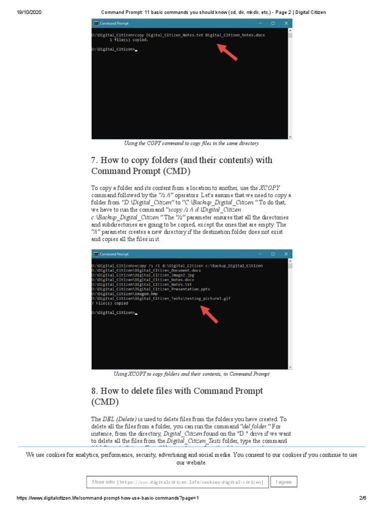 Command Prompt - 11 Basic Commands You Should Know (CD, Dir, Mkdir, Etc ...