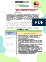 Cartilla Estrategias Ini - 3 Años