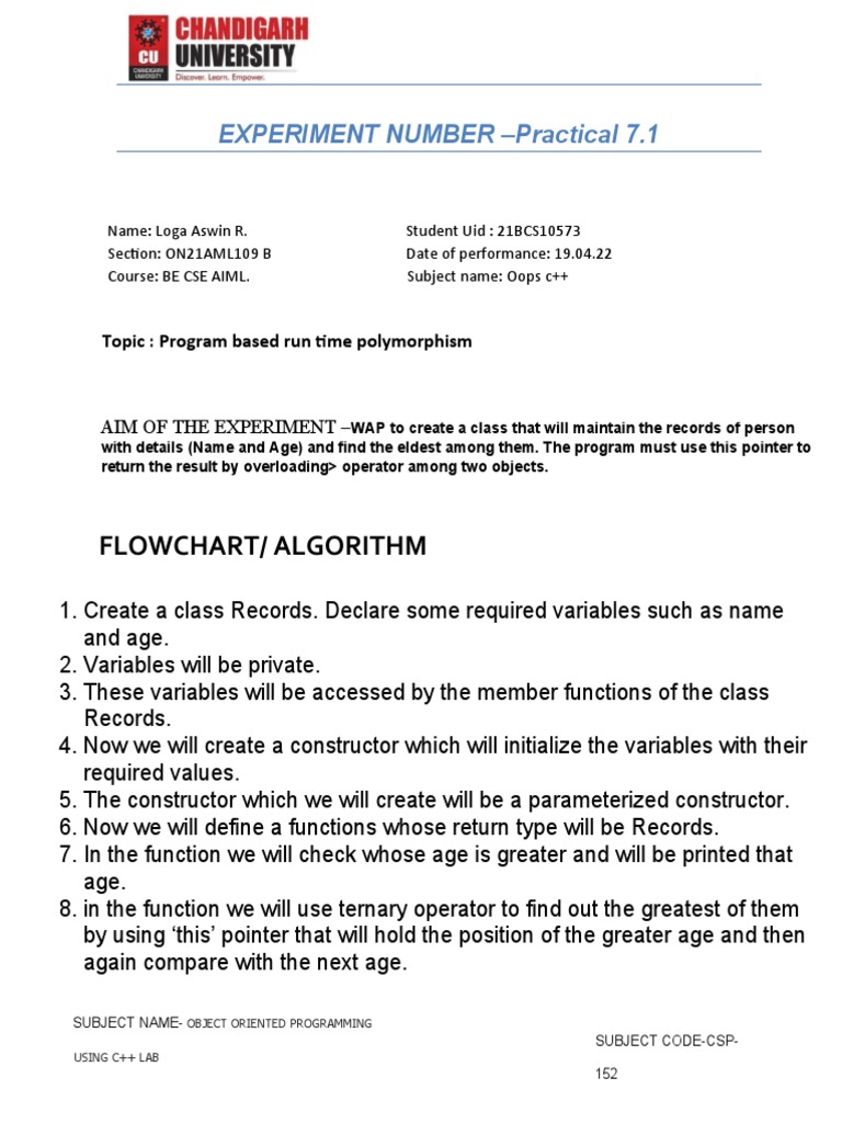 C++ Worksheet 7 | Download Free PDF | C++ | Pointer (Computer Programming)