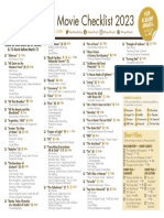 Oscars Movies Checklist 2023