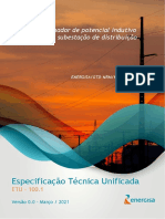 ETU-100.1 - Transformador de Potencial Indutivo para Subestação