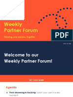 GetYourGuide Weekly Partner Forum CW 21 Shareout