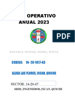 Plan Operativo Escuela Rural 2023