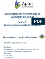 Construcción de rúbricas para evaluar aprendizaje