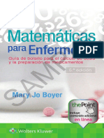 Boyer. Matemáticas para Enfermeras, 5ed