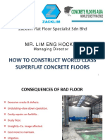 How To Construct World Class SF Floors - Part 1