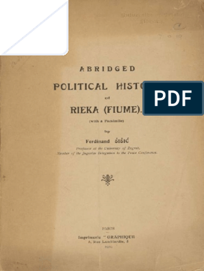 298px x 396px - A Concise Yet Insightful Political History of Rijeka (Fiume) Through an  Impartial Examination of Well-Authenticated Documents | PDF | Croatia |  Austria Hungary