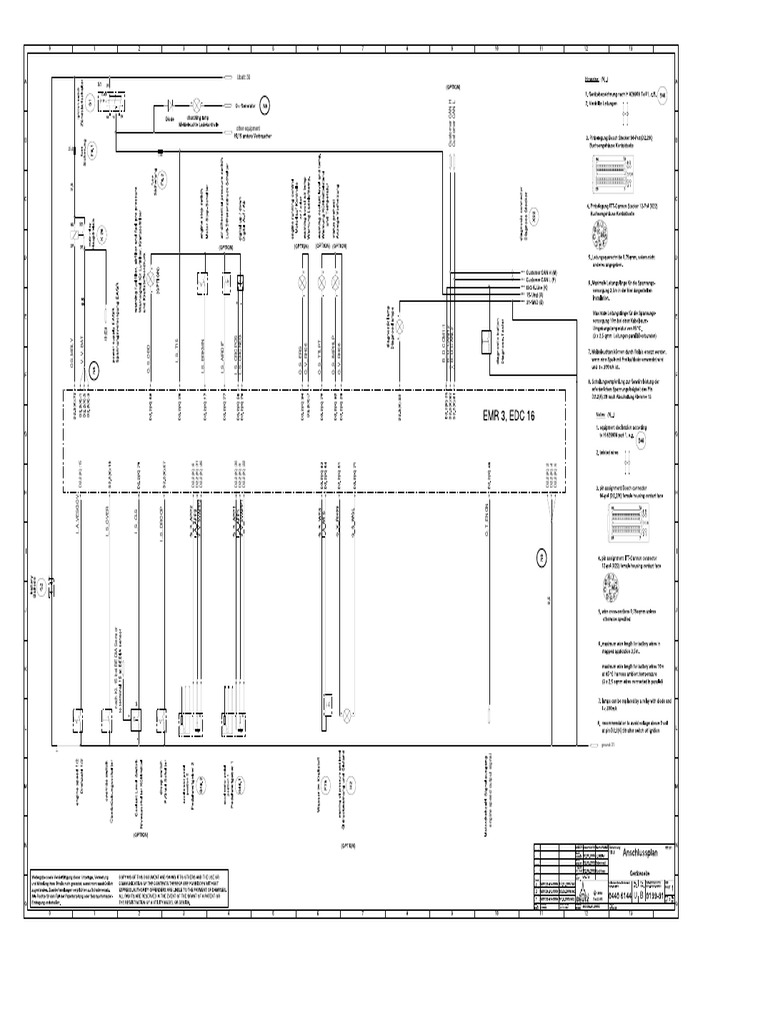 Deutz TCD 2012 2v electric wiring customer side EMR3 | PDF
