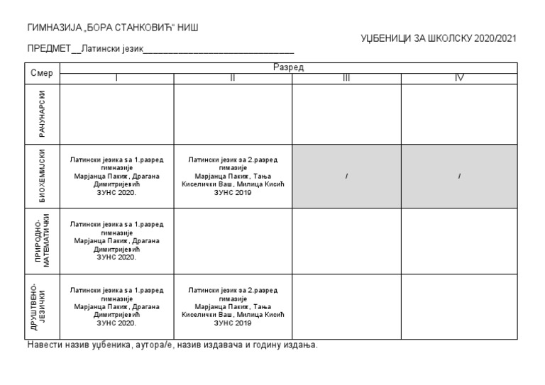 Латински језик | PDF