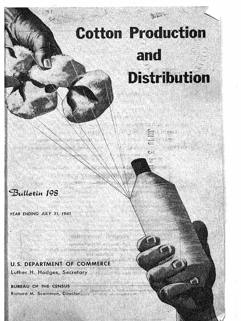 198 Cotton Production and Distribution 1960 61 | PDF | Cottonseed