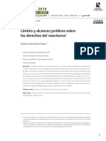 Límites y Alcances A Los Derechos Del Nasciturus