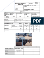 Protocolo Prueba Hidráulica - Prueba de Sellos 2-FG-13280-CA31-B