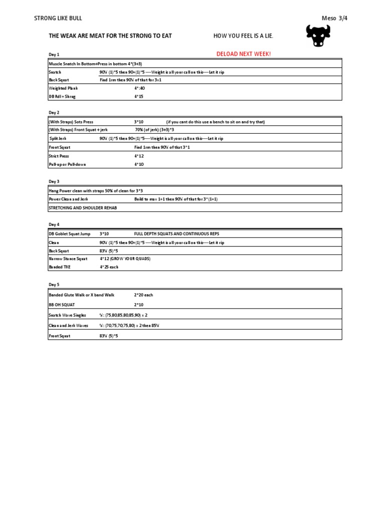 Strong Like Bull 3 PDF