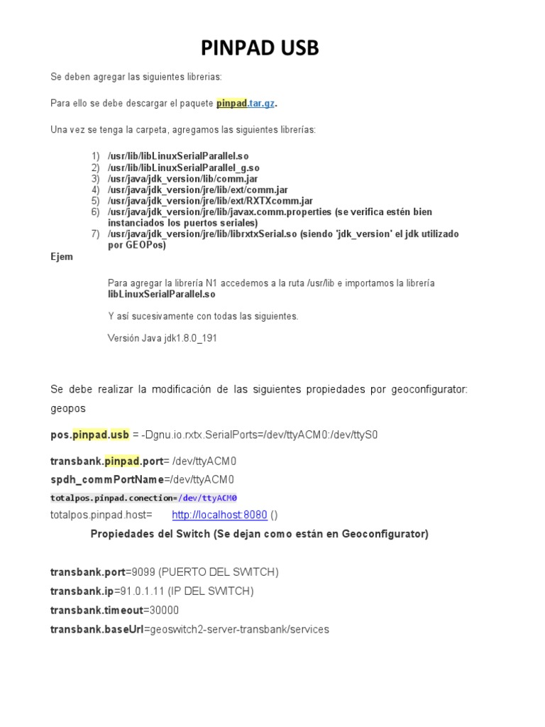 Pinpad Usb | PDF