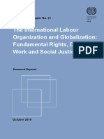 The International Labour Organization and Globalization