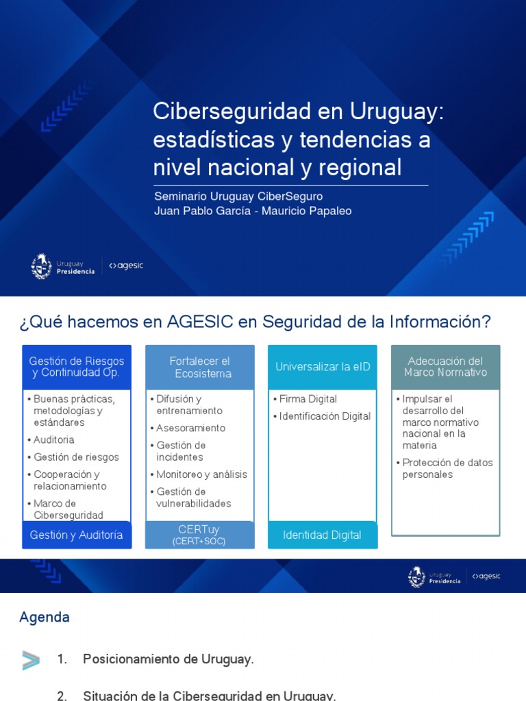 Ciberseguridad En Uruguay Pdf La Seguridad Informática Seguridad