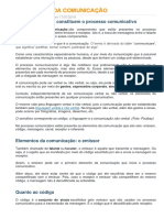 Componentes Que Constituem o Processo Comunicativo