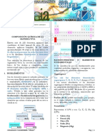 Bioelementos y Biomoléculas Inorgánicass