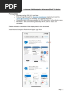 iOS - Enroll to Intune in iOS device