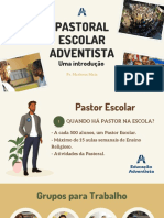 Pastoral Escolar Adventista - Introdução 1