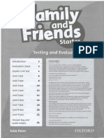 Famili and Friends Starter Testing and Evalution Book