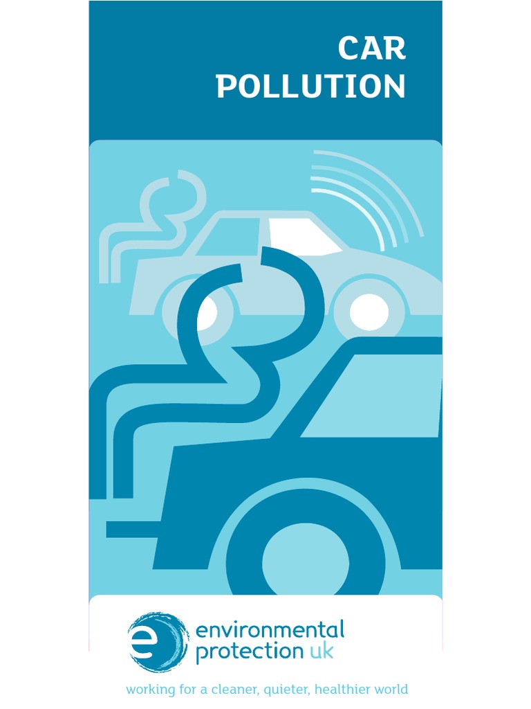 Car Pollution Booklet PDF Hybrid Electric Vehicle Air Pollution