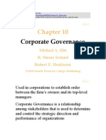 Corporate Governance: Michael A. Hitt R. Duane Ireland Robert E. Hoskisson