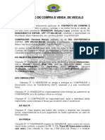 Contrato de compra e venda de motocicleta em 24x