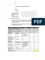 Ficha de Evaluacion de Requisitos