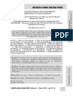 La Prescripción en El Procedimiento Administrativo Sancionador - Autor José María Pacori Cari