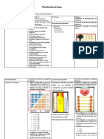 Planificación de clase de matemática sobre la descomposición del número 10