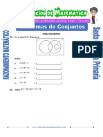 Ejercicios de Problemas de Conjuntos para Sexto de Primaria