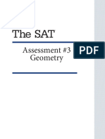 SAT Assessment #3 Geometry 