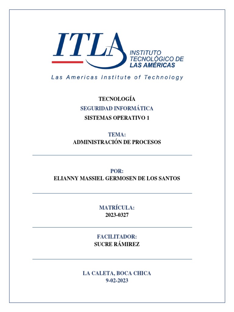 Administración de Procesos (Windows y Linux) | PDF | Interfaz de línea ...