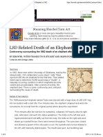 LSD Death of Elephant in 1962