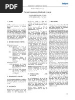 Normal Consistency of Hydraulic Cement: Standard Method of Test For