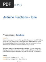 Arduino Functions Tone