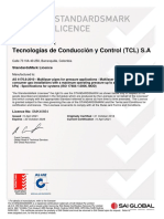 Certificate SMK40664 20210409 (TCL)