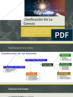 Clasificación de La Ciencia