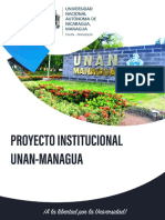 003 - Proyecto Institucional 2020 Unan Managua