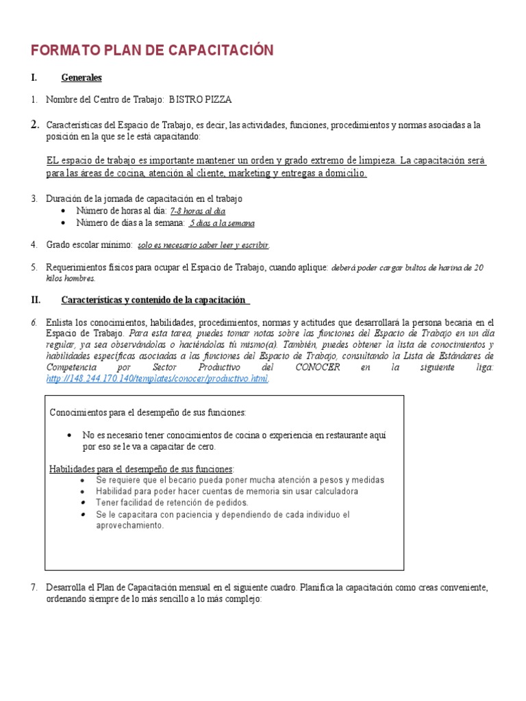 Formato de Trabajo para JCF | PDF | Artes culinarias | Marketing