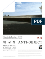 Kengo Kuma Lecture on Anti-Object Architecture