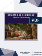 Resumen de Seguridad Oaxaca
