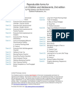 Executive Functioning Reproducable Forms