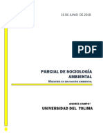 Parcial Sociologia Ambiental