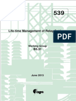 Life-Time Management of Relay Settings: Working Group