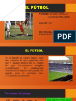 El Fútbol-Estudiante Daniel Estevan Galindez Miramar Grado 404